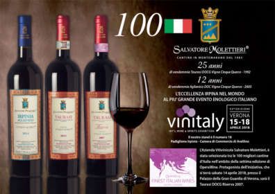 Salvatore Molettieri also for 2018 was included among the 100 Great Producers of OperaWine